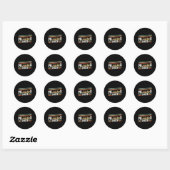 Phinished 2023 Doctor of Philosophy Ronde Sticker (Vel)