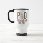 PhinisheD Gepersonaliseerde PhD Afstuderen Gift Reisbeker (Links)