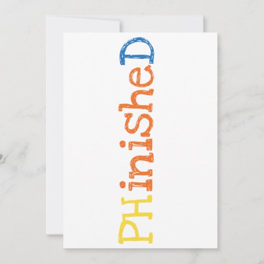 PHinisheD PHD Doctor's Degree Disertation Science Aankondiging (Voorkant)