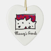 Phinney's Friends Kerstversiering Keramisch Ornament (Rechts)