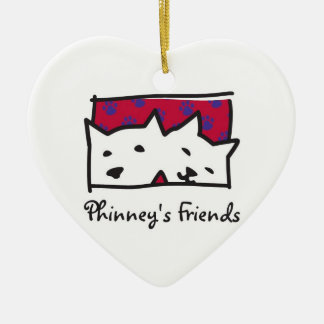 Phinney's Friends Kerstversiering Keramisch Ornament