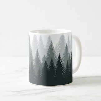 Phinus bomen illustratie mok design