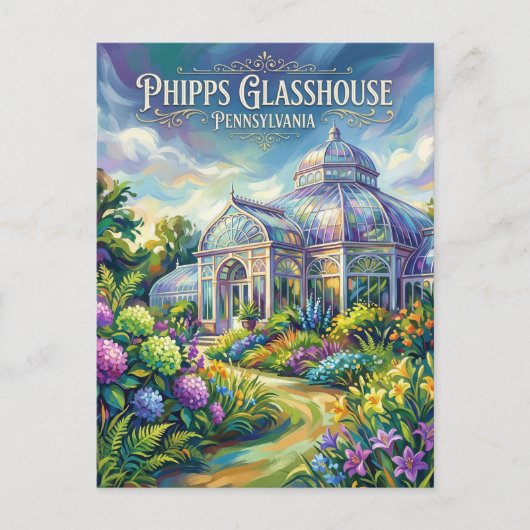 Phipps Conservatory and Botanical Gardens Briefkaart (Voorkant)