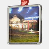 Phipps Conservatory bij nacht Metalen Ornament (Links)