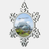 Phipps Conservatory- Tin Sneeuwvlok Ornament (Rechts)