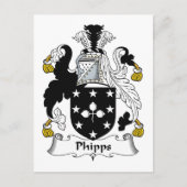 Phipps Family Crest Briefkaart (Voorkant)
