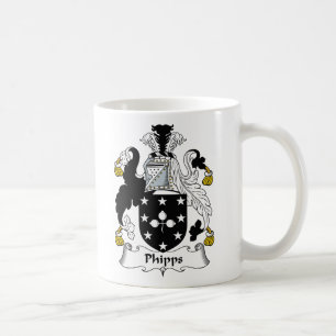 Phipps Family Crest Koffiemok
