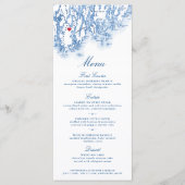 Phippsburg Maine Bestemming Bruiloft Elegante Mari Menu (Voorkant)