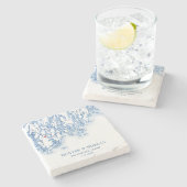 Phippsburg Maine Bestemming Trouwgunst Stenen Onderzetter (Zijkant)