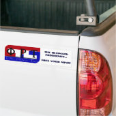PhiRhoTau, de ultieme:FR0TERNITY... Gratis.. Bumpersticker (Op Truck)