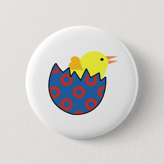 Phish Chick Fishman Donut Design Ronde Button 5,7 Cm