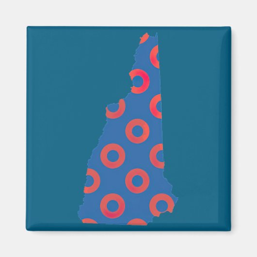 Phish Fishman Donut New Hampshire Ecavator Boy Don Magneet (Voorkant)