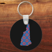 Phish Fishman Donut New Hampshire Ecavator Boy Don Sleutelhanger (Voorkant)