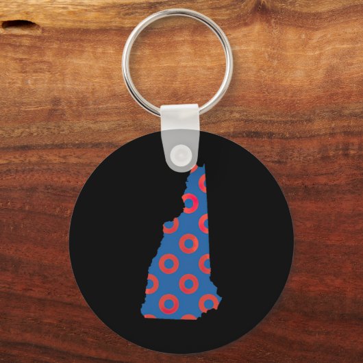 Phish Fishman Donut New Hampshire Ecavator Boy Don Sleutelhanger (Voorkant)