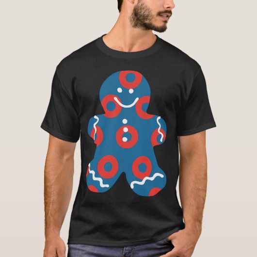 Phish Fishman Donuts Kerstman T-shirt (Voorkant)