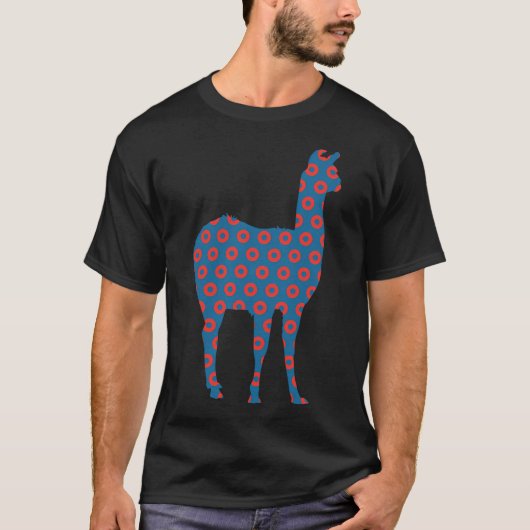 Phish Llama Donuts T-shirt (Voorkant)