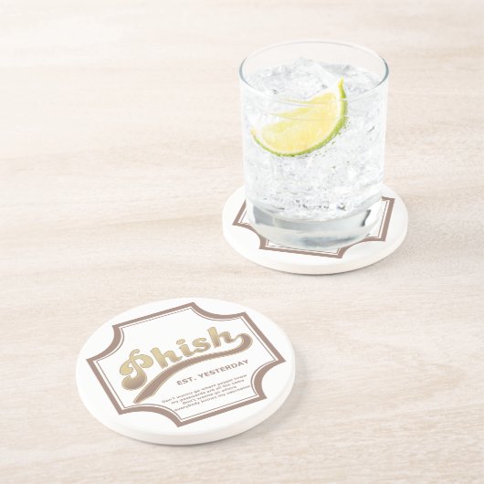 Phish Sandstone Onderzetter (Zijkant)