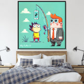 Phishing voor data canvas afdruk (Insitu (Slaapkamer))