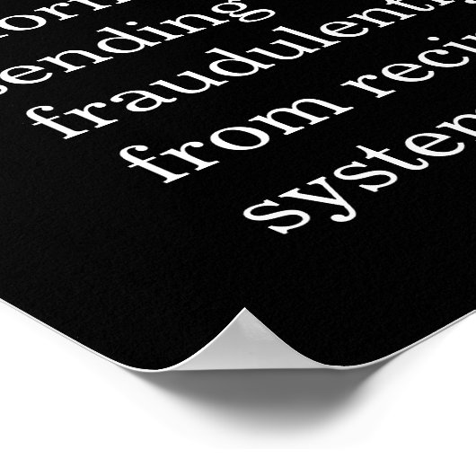 Phishingbeveiliging Poster Bewustmaking (Hoek)