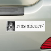 Phishnicked Dog Sticker (Op auto)