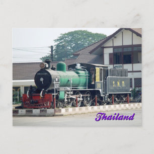 Phitsanulok Thailand Locomotive Briefkaart