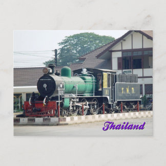 Phitsanulok Thailand Locomotive Briefkaart