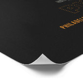 PHL - Philadelphia Luchthaven Runway Diagram Art Poster (Hoek)