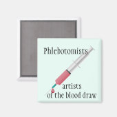 Phlebotomie Magneet (Voorkant / Achterkant)