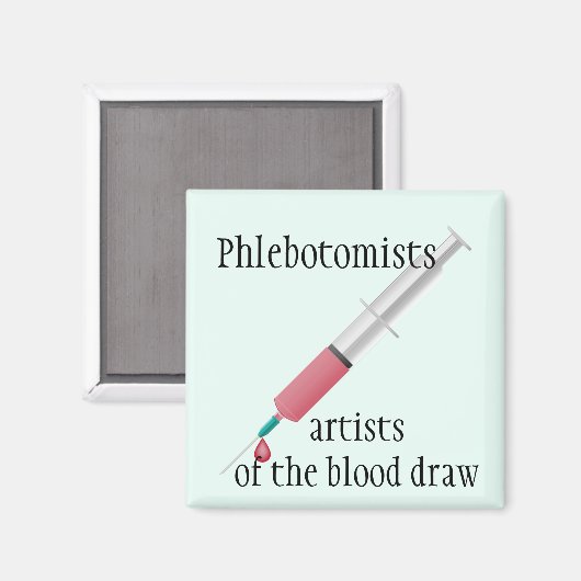 Phlebotomie Magneet (Voorkant / Achterkant)