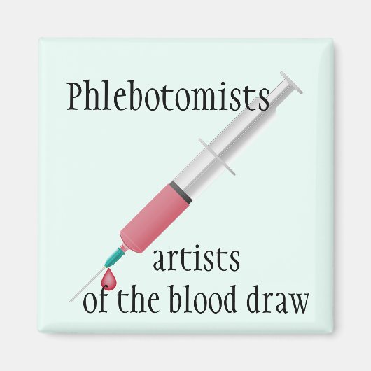 Phlebotomie Magneet (Voorkant)