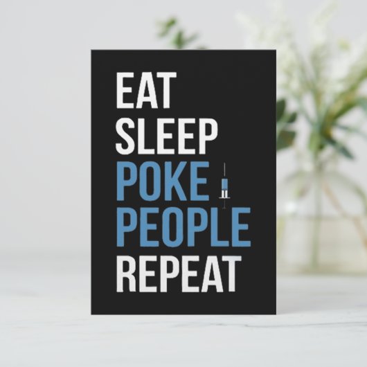 Phlebotomie-memen Kaart (Staand voorkant)