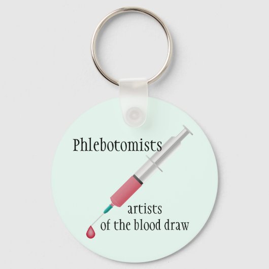 Phlebotomie Sleutelhanger (Voorkant)