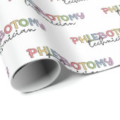 Phlebotomie-technicus PBT Phlebotomie-technologie Cadeaupapier (Rol Hoek)