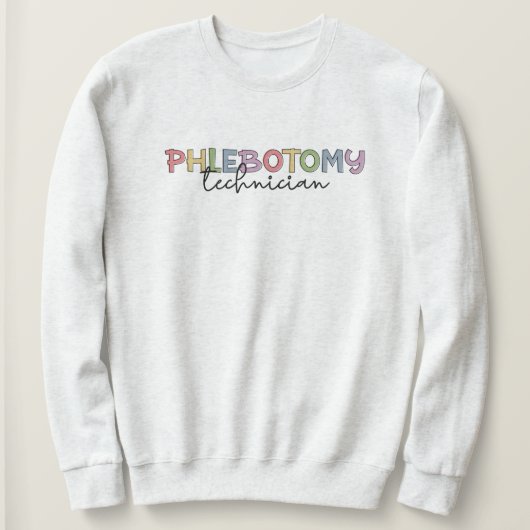 Phlebotomie-technicus PBT Phlebotomie-technologie Trui (Design voorkant)