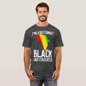 Phlebotomist Achieved Black Phlebotomy Gifts T-shirt (Voorkant volledig)
