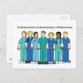 Phlebotomist Afstuderen gefeliciteerd Briefkaart (Voorkant / Achterkant)