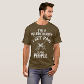 Phlebotomist Betaalde flebotometechnicus T-shirt (Voorkant volledig)