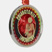 PHLEBOTOMIST BLOED LOGO METALEN ORNAMENT (Rechts)