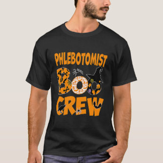 Phlebotomist Boo Crew Halloween T-shirt