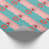 Phlebotomist Chevron Design Cadeaupapier (Hoek)