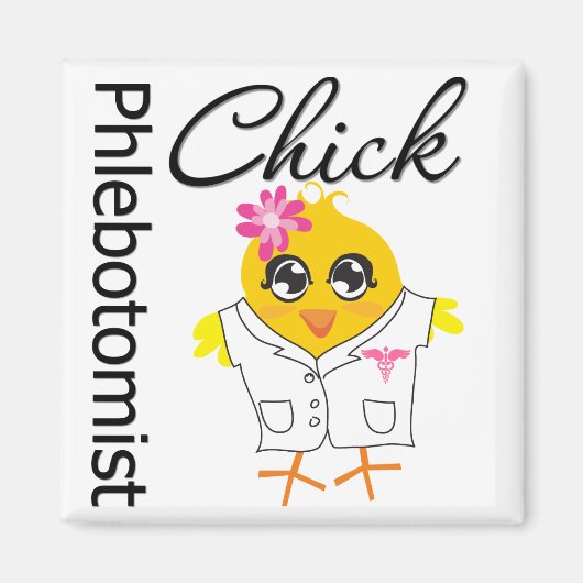 Phlebotomist Chick Magneet (Voorkant)