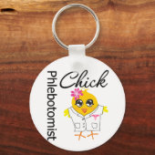 Phlebotomist Chick Sleutelhanger (Voorkant)