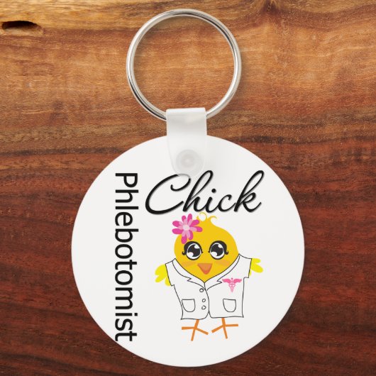 Phlebotomist Chick Sleutelhanger (Voorkant)