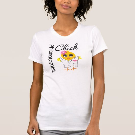 Phlebotomist Chick T-shirt (Voorkant)