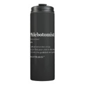 Phlebotomist Definitie - Grappige Bloedtrekking Te Thermosbeker (Voorkant)