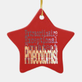 Phlebotomist Extraordinaire Keramisch Ornament (Achterkant)