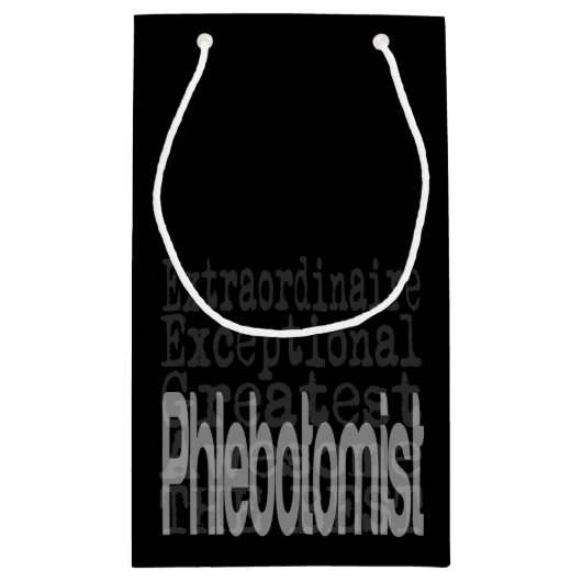 Phlebotomist Extraordinaire Klein Cadeauzakje (Achterkant)