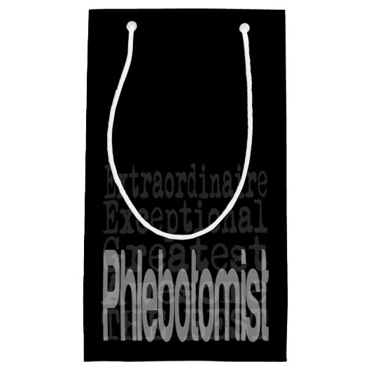 Phlebotomist Extraordinaire Klein Cadeauzakje (Voorkant)