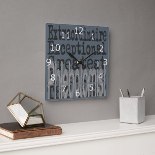 Phlebotomist Extraordinaire Vierkante Klok