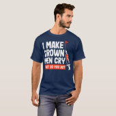 Phlebotomist Funny Mannen Phlebotomie-technicus T-shirt (Voorkant volledig)